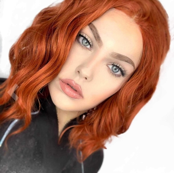 Copper Red Lace Front Wig